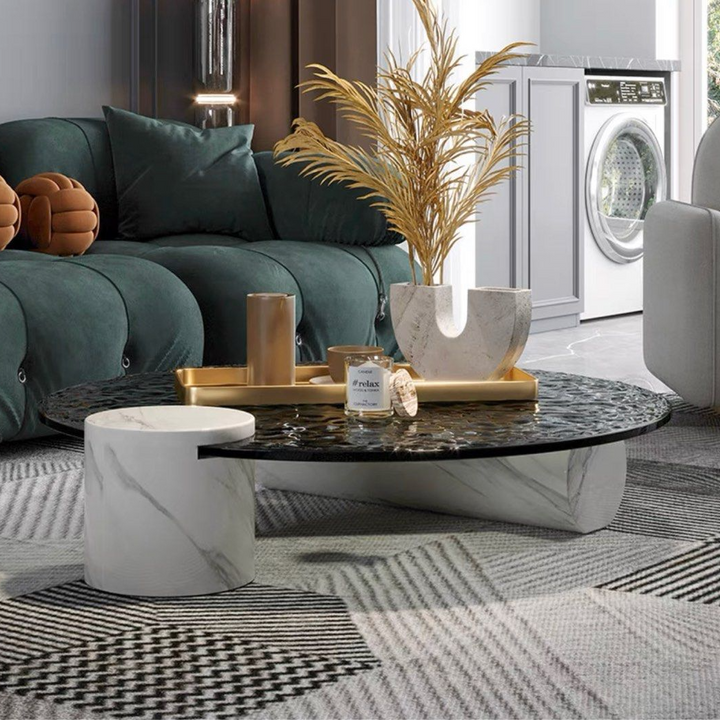 TATUM Modern Glass Coffee Table