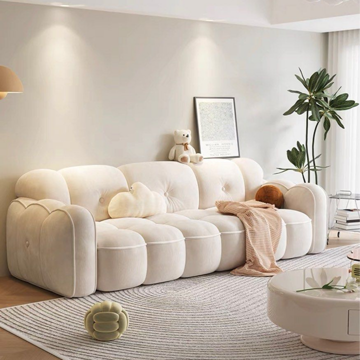 VIRELLA Modern Velvet Sofa