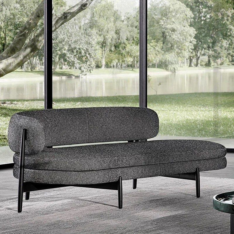 AUREA Modern Curve Fabric Sofa