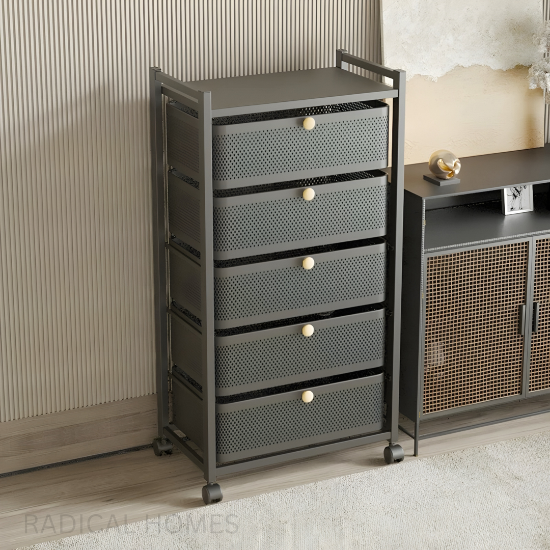 TODE Mobile Utility Drawer Rack - Radical Homes Singapore