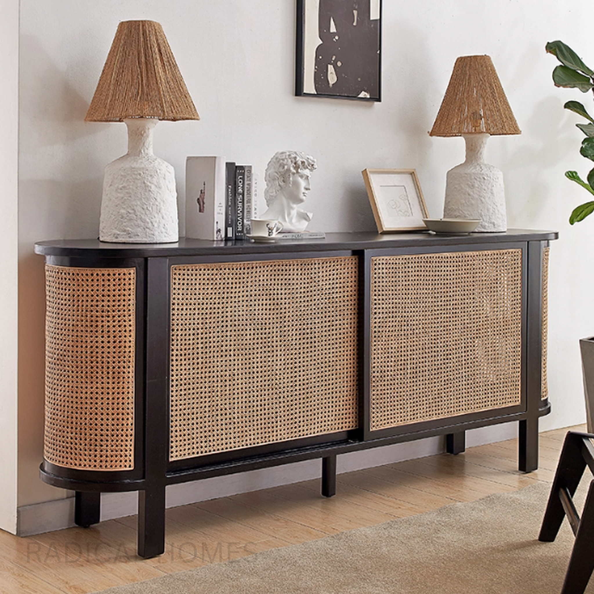 Radical Rustic ILUSIO Rustic Rattan Sideboard – Radical Homes