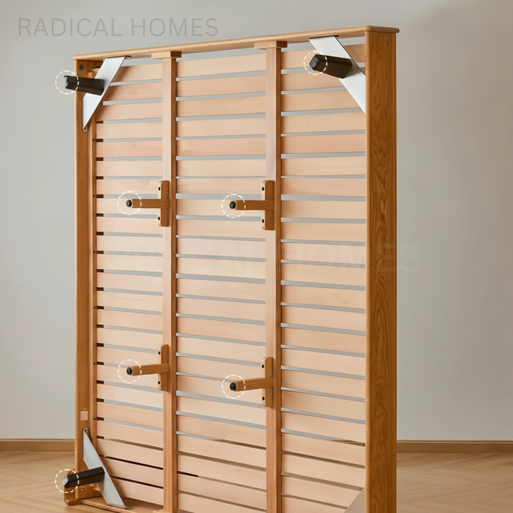 DUON Modern Solid Wood Bedframe - Radical Homes Singapore