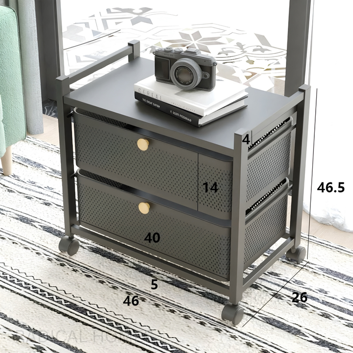 TODE Mobile Utility Drawer Rack - Radical Homes Singapore