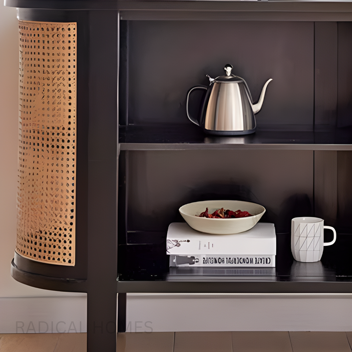 ILUSIO Rustic Rattan Sideboard