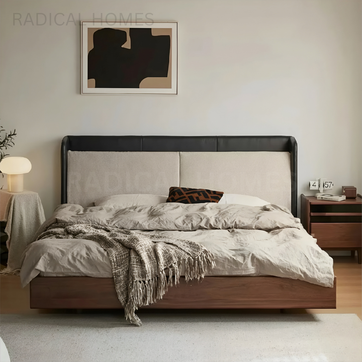 MANOOR Modern Leather Bedframe