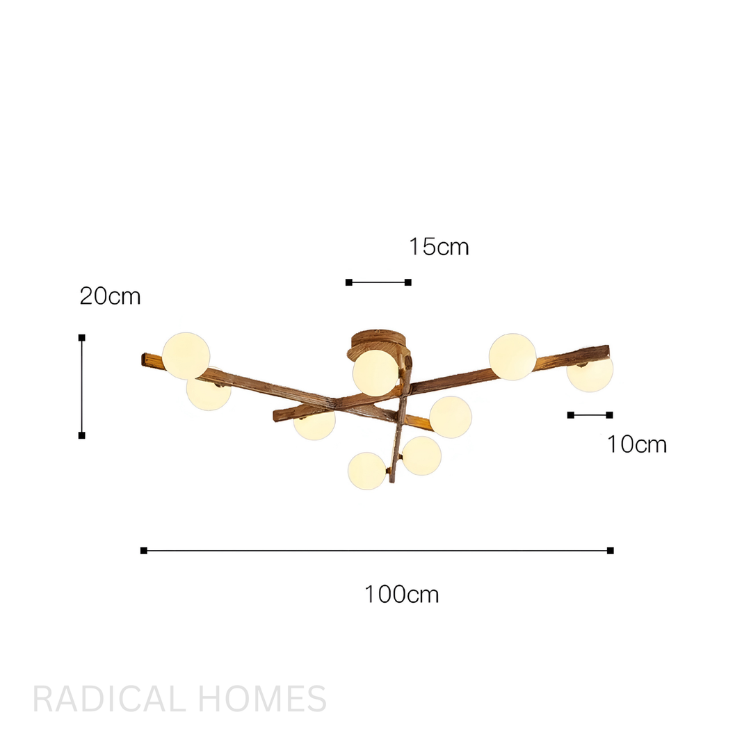 MOYU Rustic Ceiling Light