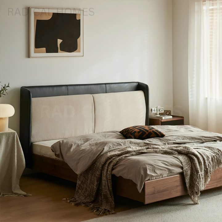 MANOOR Modern Leather Bedframe