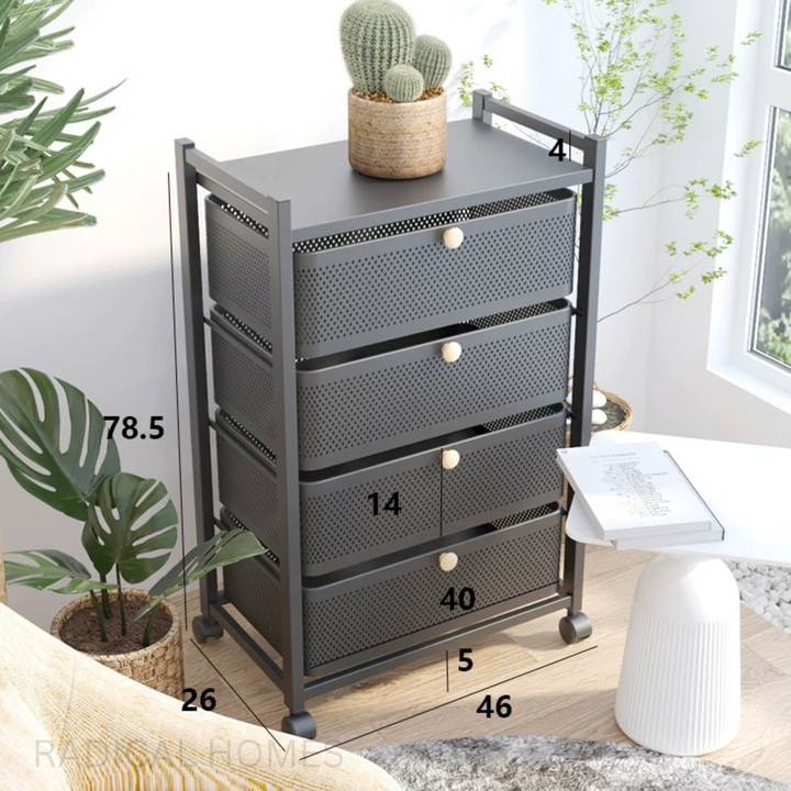 TODE Mobile Utility Drawer Rack - Radical Homes Singapore