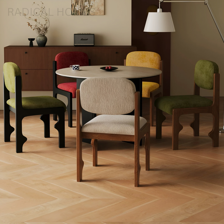 ELVIRA French Fabric Dining Chair