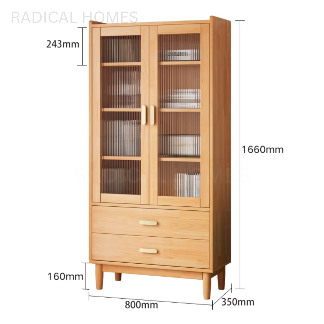 SELENE Modern Tall Cabinet - Radical Homes Singapore
