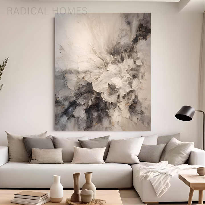 YON Purely Hand-Painted Blossom Oil Painting - Radical Homes Singapore