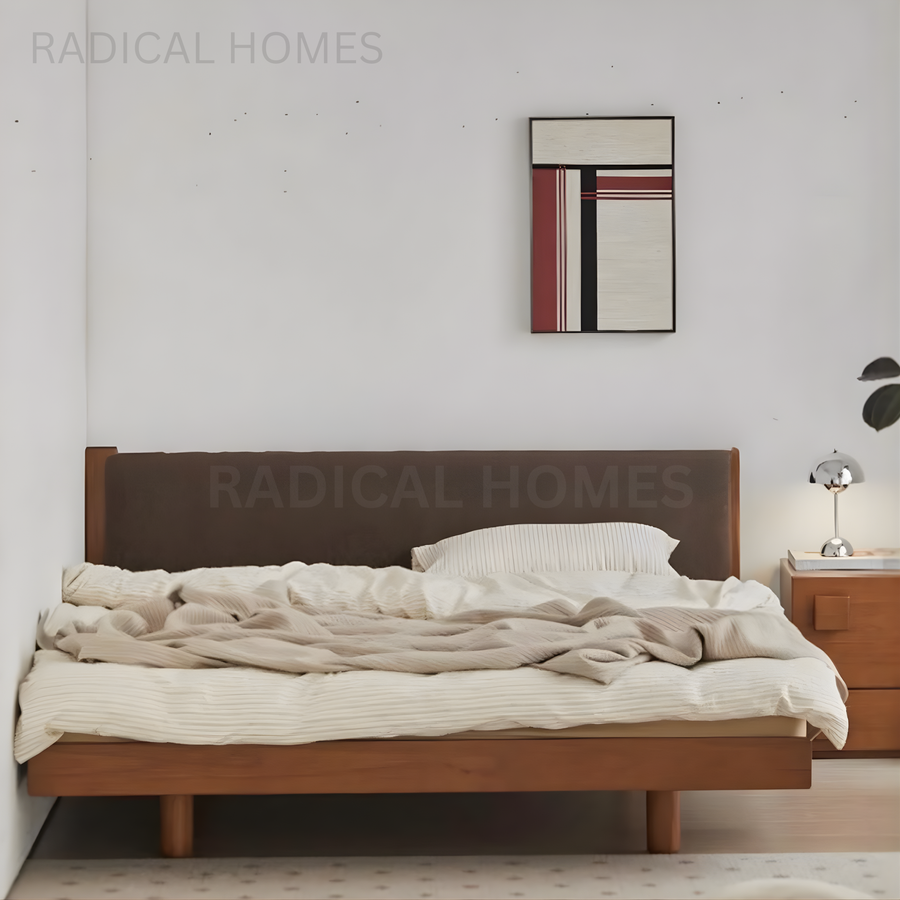 RACAL Modern Solid Wood Bedframe - Radical Homes Singapore
