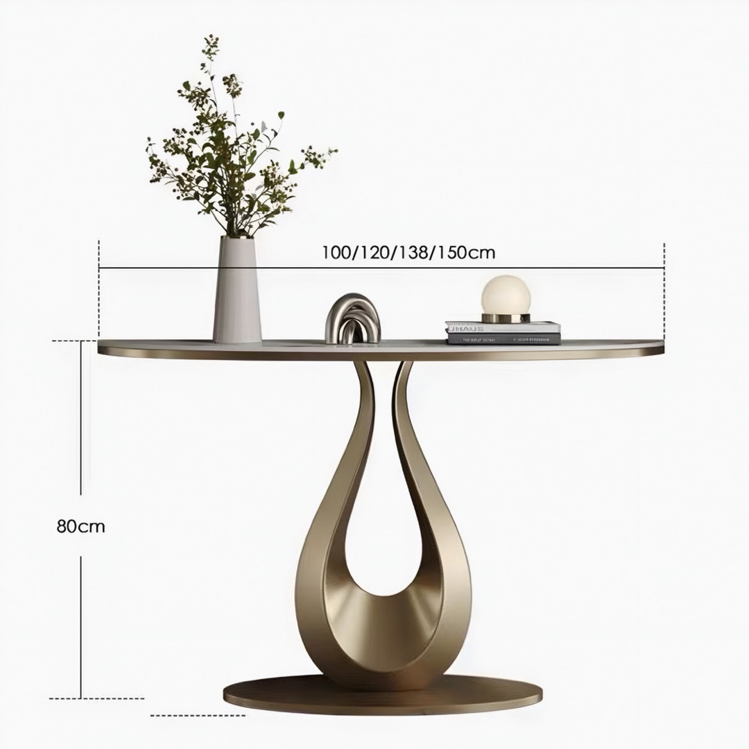 STUFES Modern Sintered Stone Console Table