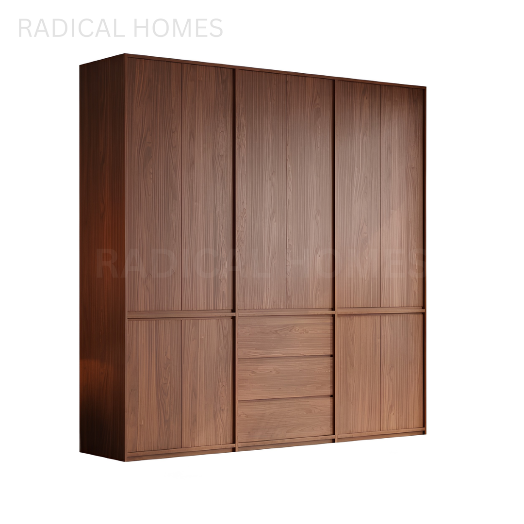 LIONA Modern Solid Wood Wardrobe