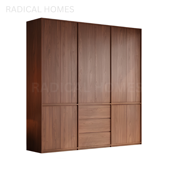 LIONA Modern Solid Wood Wardrobe