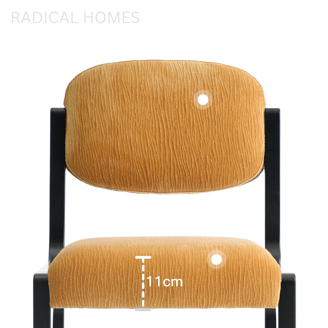 ELVIRA French Fabric Dining Chair