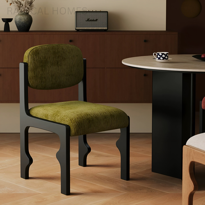 ELVIRA French Fabric Dining Chair