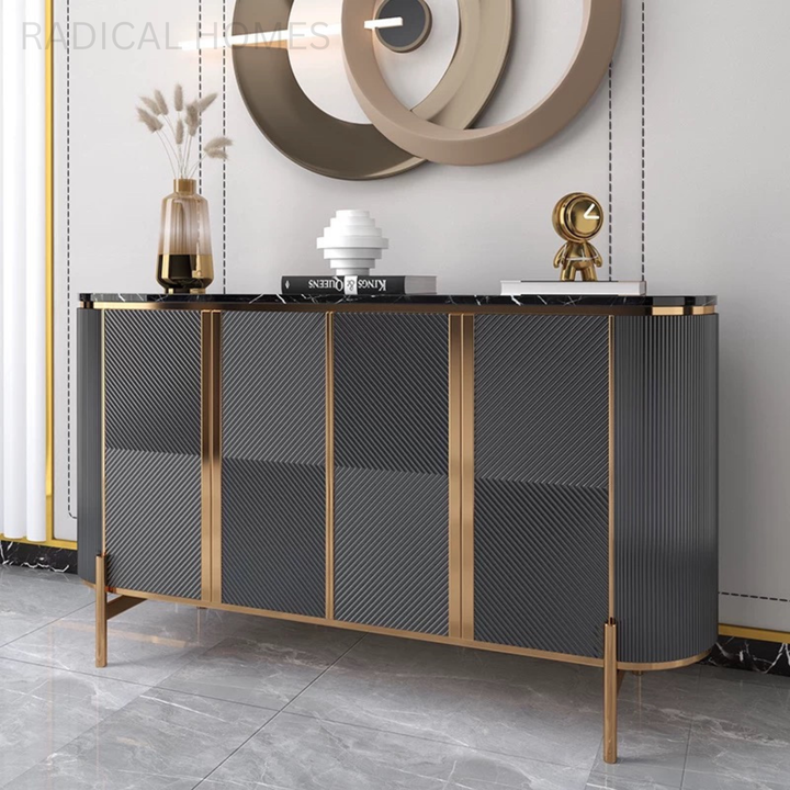 VALTORI Modern Sintered Stone Sideboard - Radical Homes Singapore