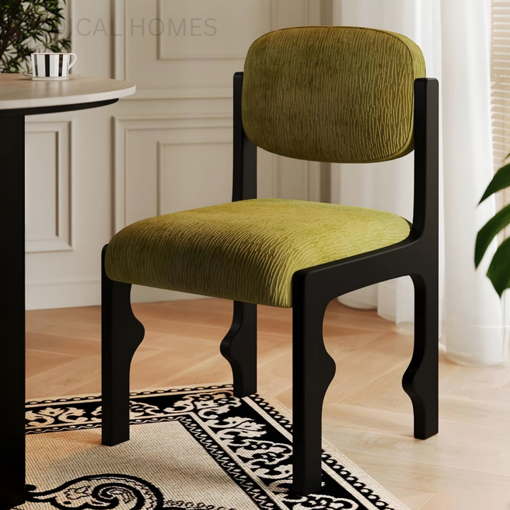 ELVIRA French Fabric Dining Chair
