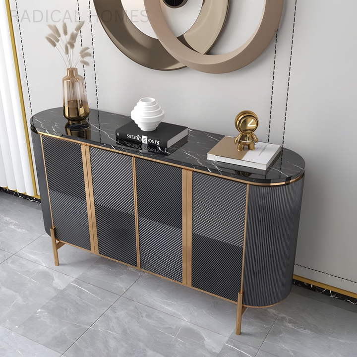 VALTORI Modern Sintered Stone Sideboard - Radical Homes Singapore