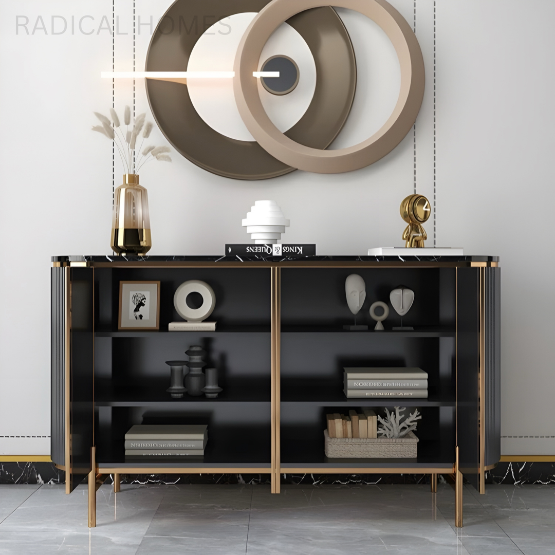 VALTORI Modern Sintered Stone Sideboard - Radical Homes Singapore