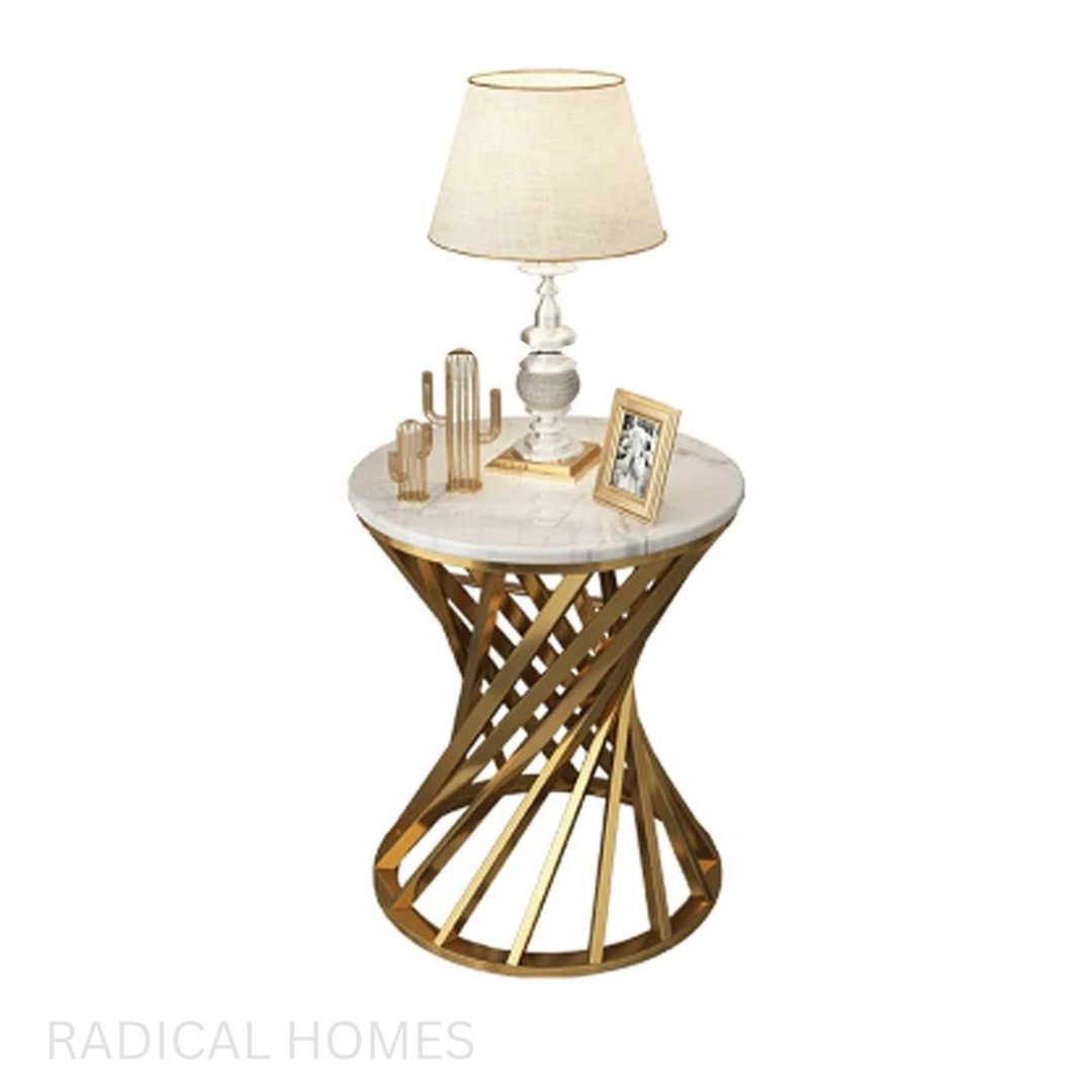 DRUNN Luxury Marble Side Table - Radical Homes Singapore