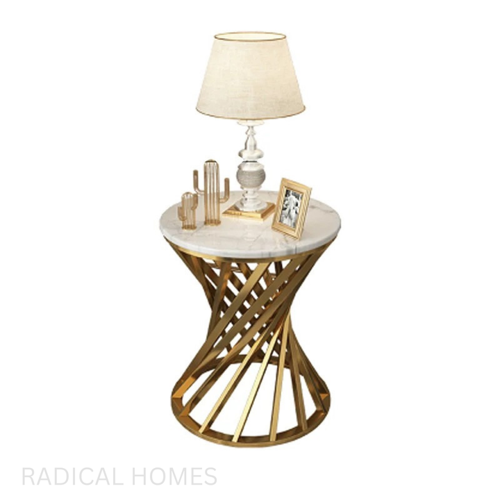DRUNN Luxury Marble Side Table - Radical Homes Singapore