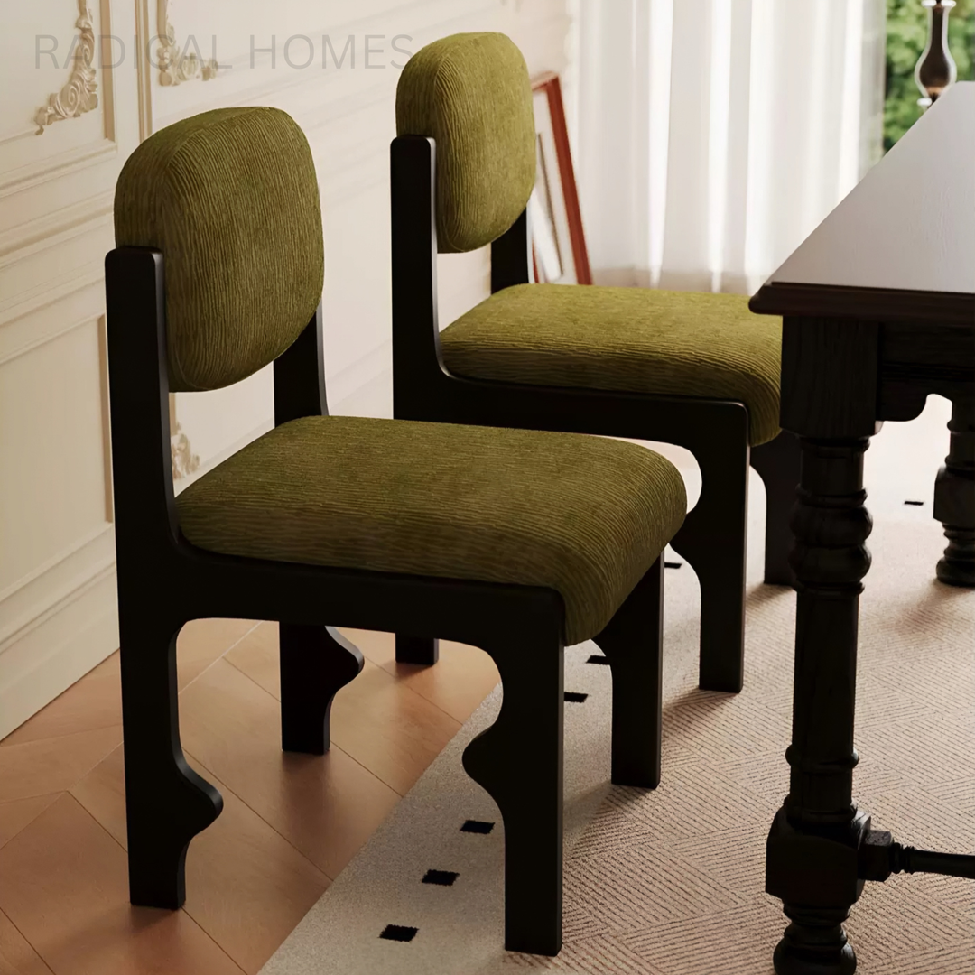 ELVIRA French Fabric Dining Chair