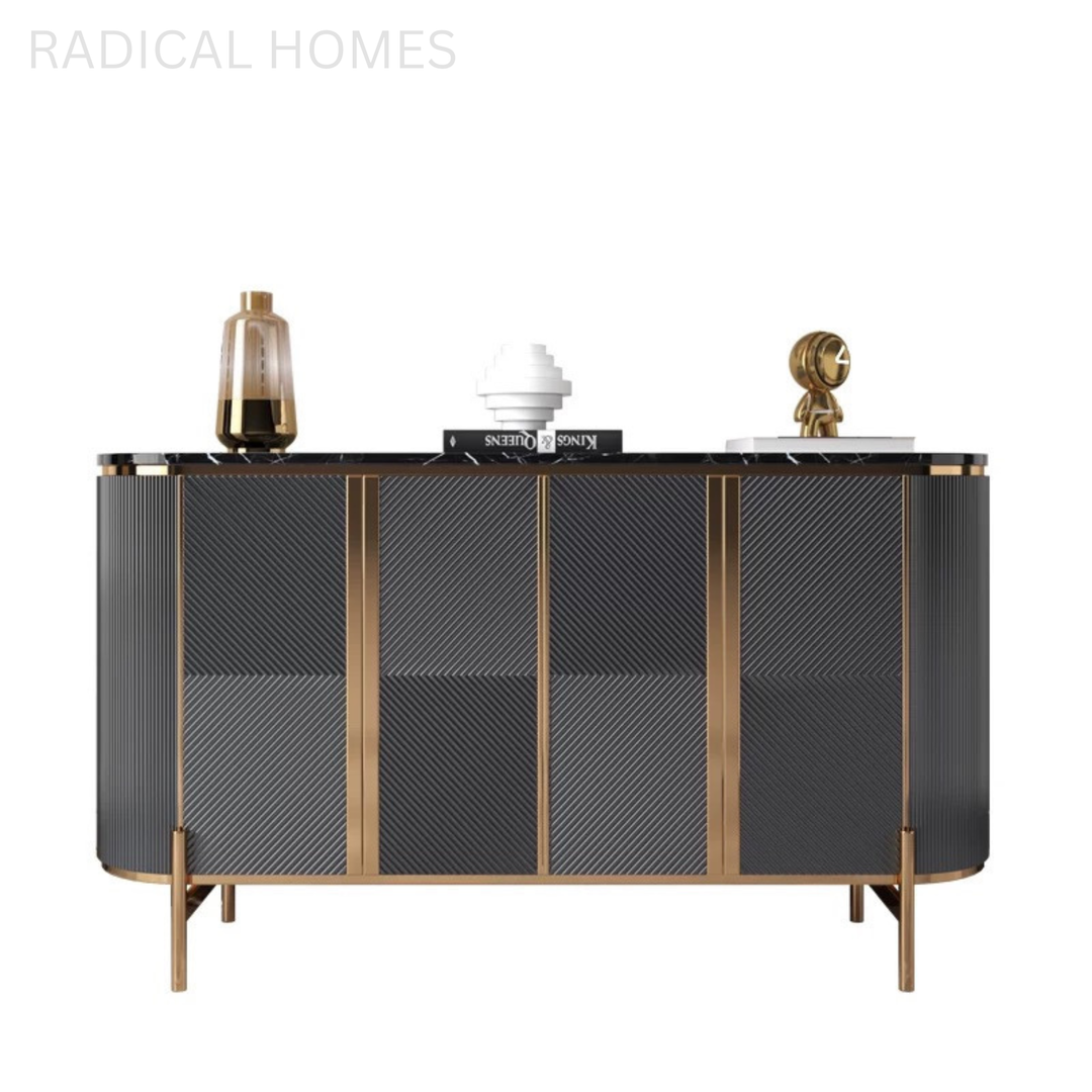 VALTORI Modern Sintered Stone Sideboard - Radical Homes Singapore
