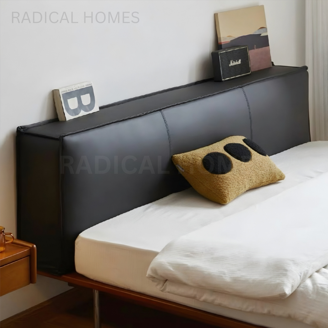 MIKAH Modern Leather Bedframe