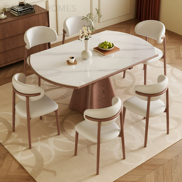 AURELIA Modern Sintered Stone Extendable Dining Table - Radical Homes Singapore