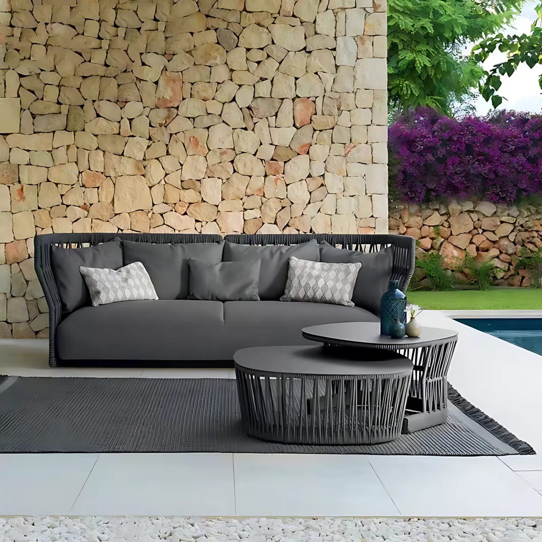 SOLARO Outdoor Rattan Sofa