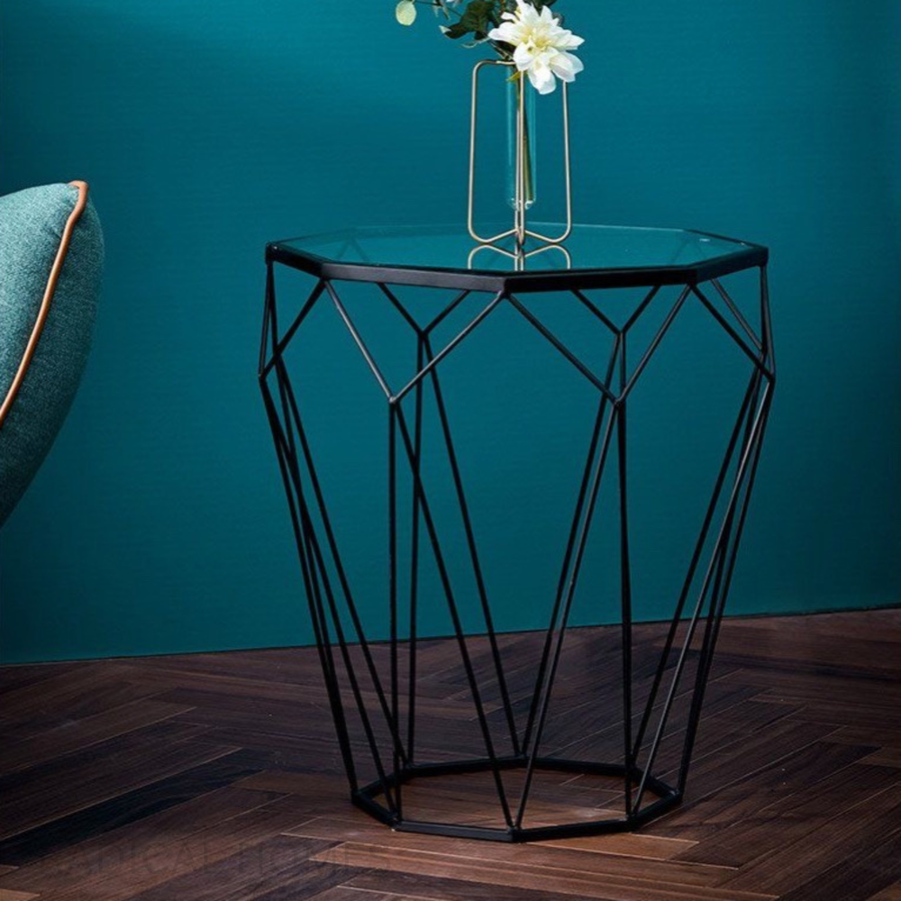 SOPH Modern Wireframe Side Table - Radical Homes Singapore