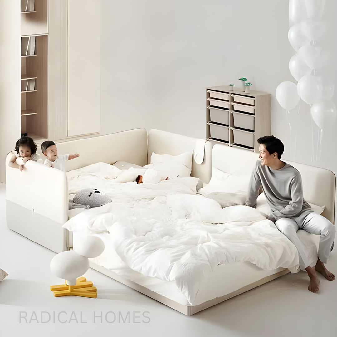 HIKARI Japanese Fabric Children’s Bedframe