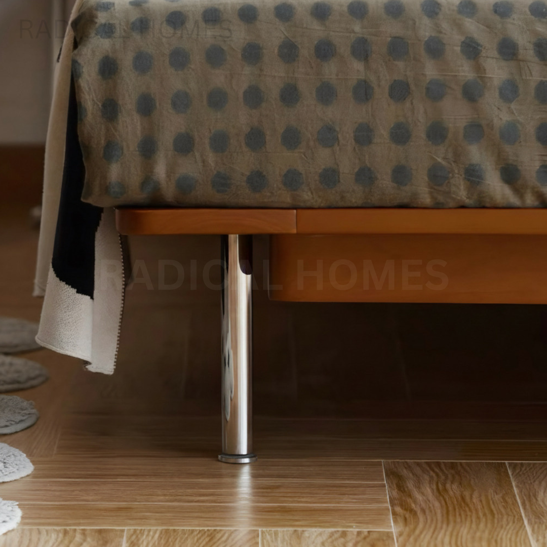 MIKAH Modern Leather Bedframe