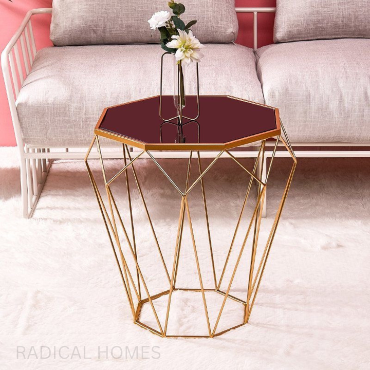 SOPH Modern Wireframe Side Table - Radical Homes Singapore