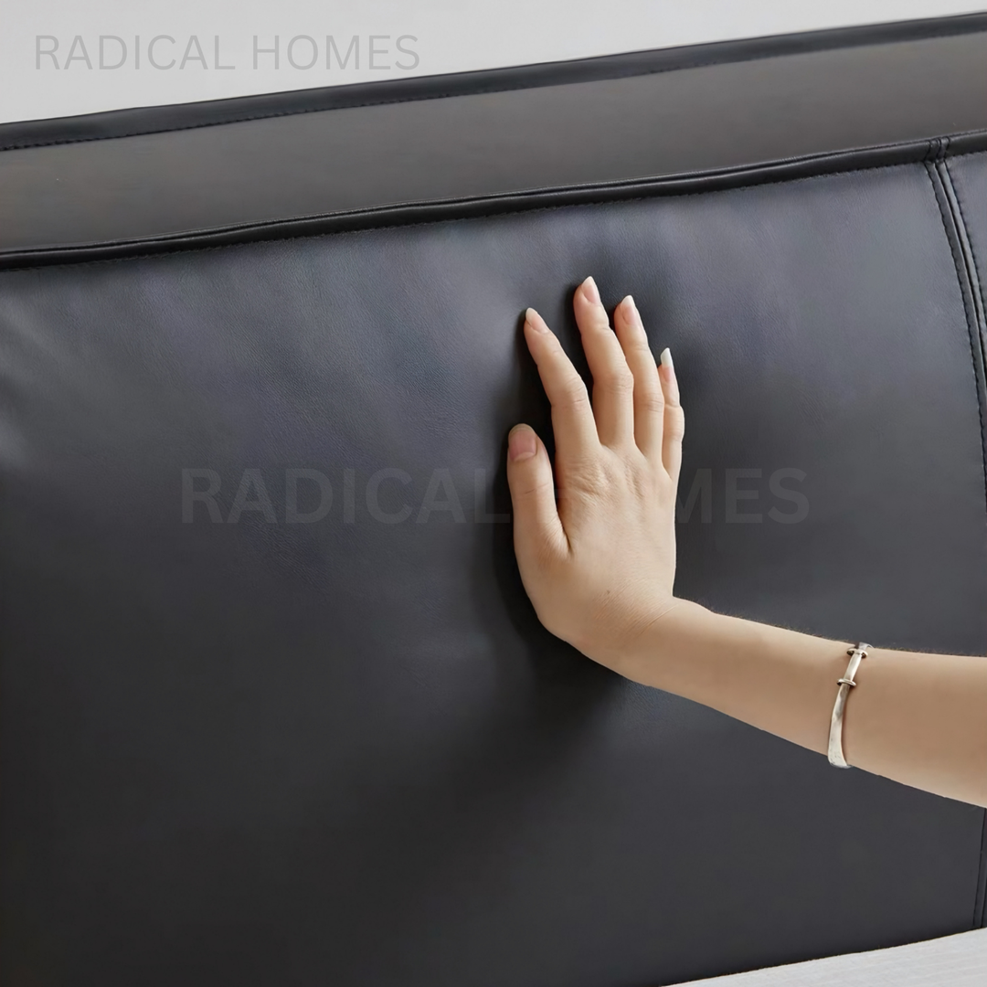 MIKAH Modern Leather Bedframe