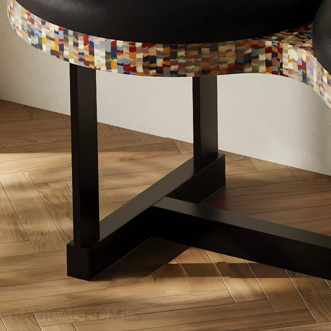 CIRCO Boho Leather Entryway Bench