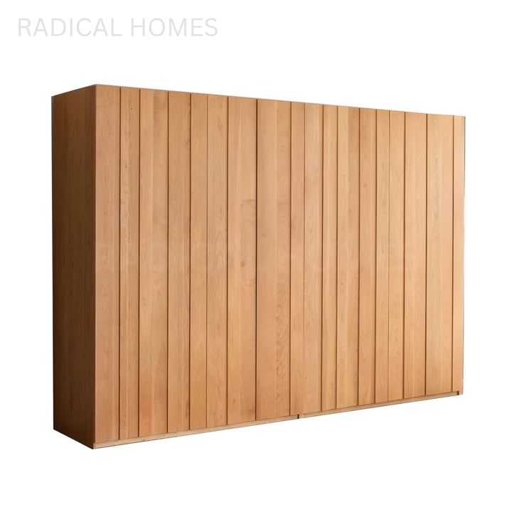 DIMSU Modern Solid Wood Wardrobe - Radical Homes Singapore