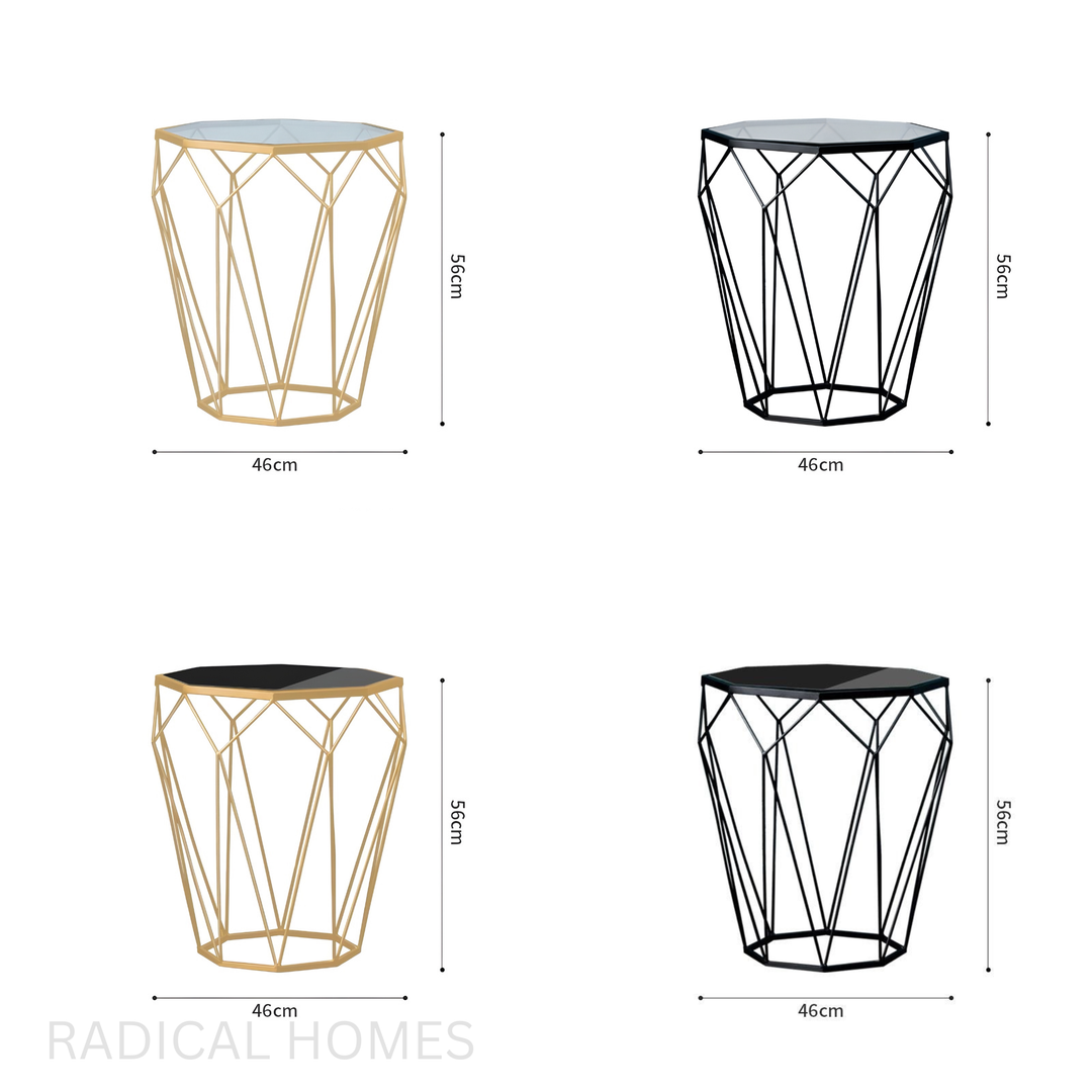 SOPH Modern Wireframe Side Table - Radical Homes Singapore