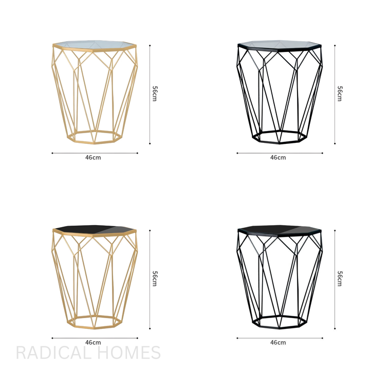 SOPH Modern Wireframe Side Table - Radical Homes Singapore