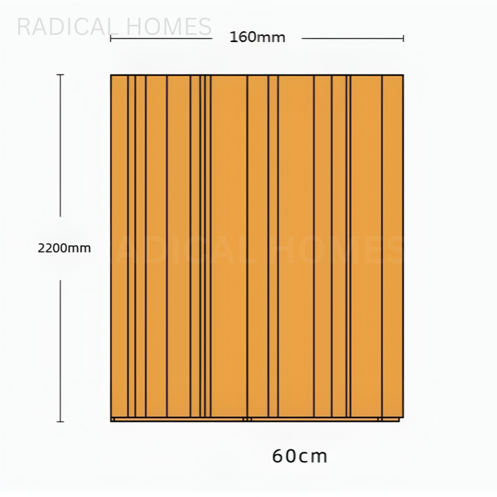 DIMSU Modern Solid Wood Wardrobe - Radical Homes Singapore