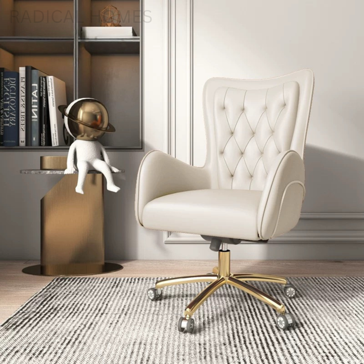 VALENZA Modern Leather Office Chair - Radical Homes Singapore