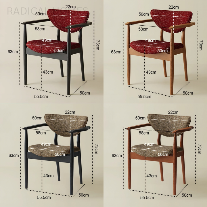 ALDERA Modern Fabric Dining Chair