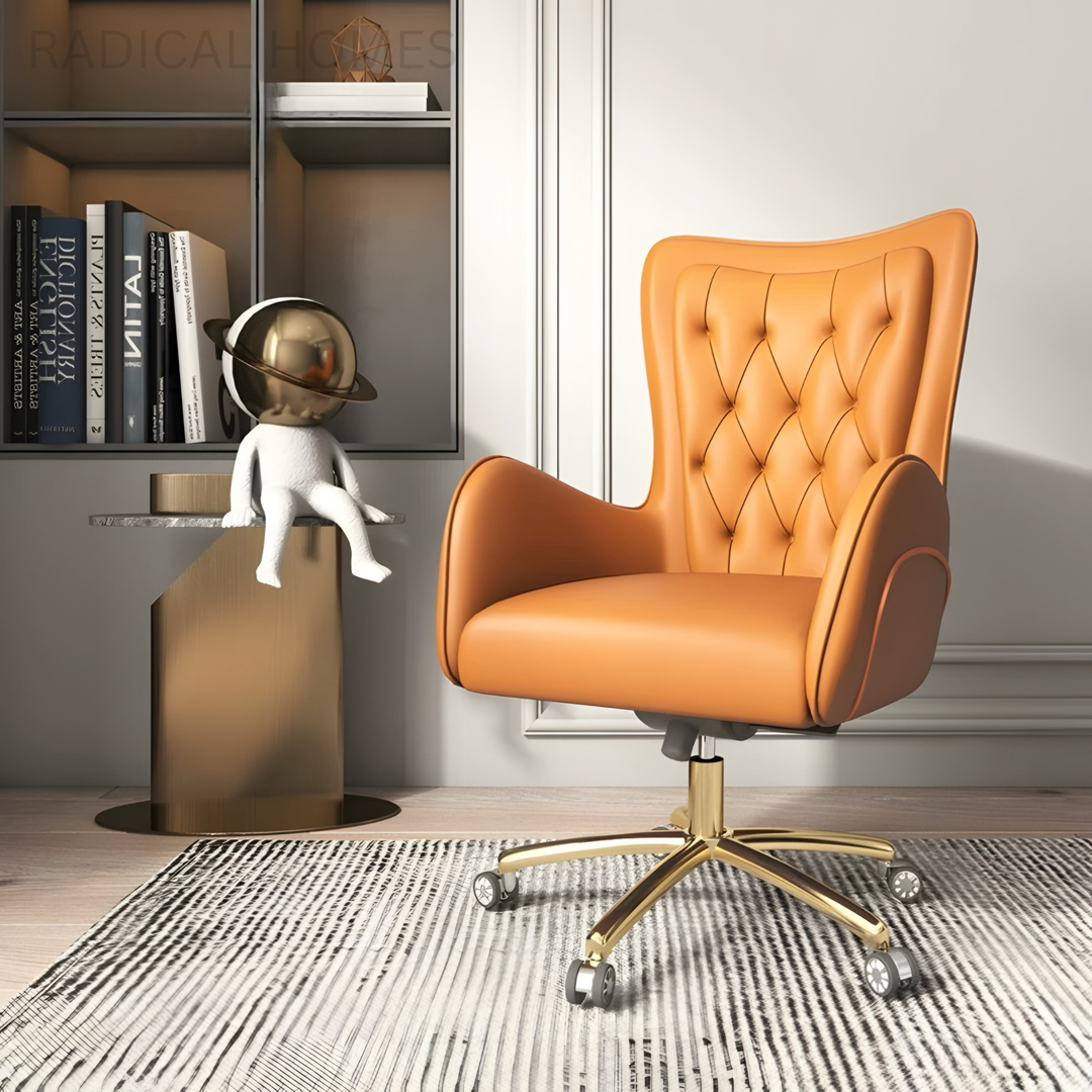 VALENZA Modern Leather Office Chair - Radical Homes Singapore