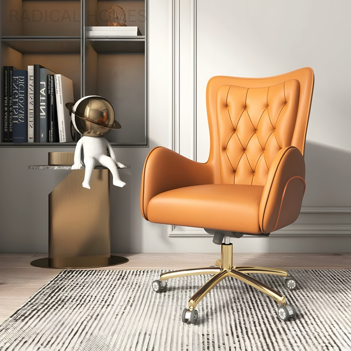 VALENZA Modern Leather Office Chair - Radical Homes Singapore
