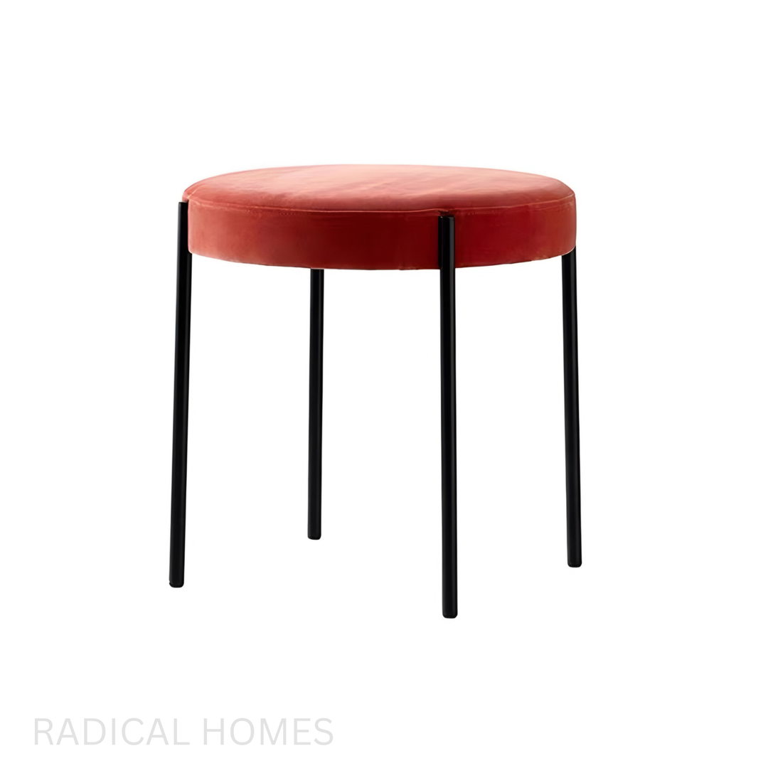 MUSH Modern Velvet Stool - Radical Homes Singapore