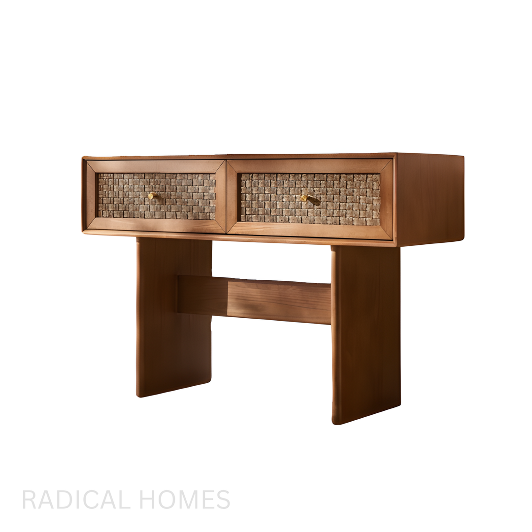 ROPINA Vintage Solid Wood Console Table