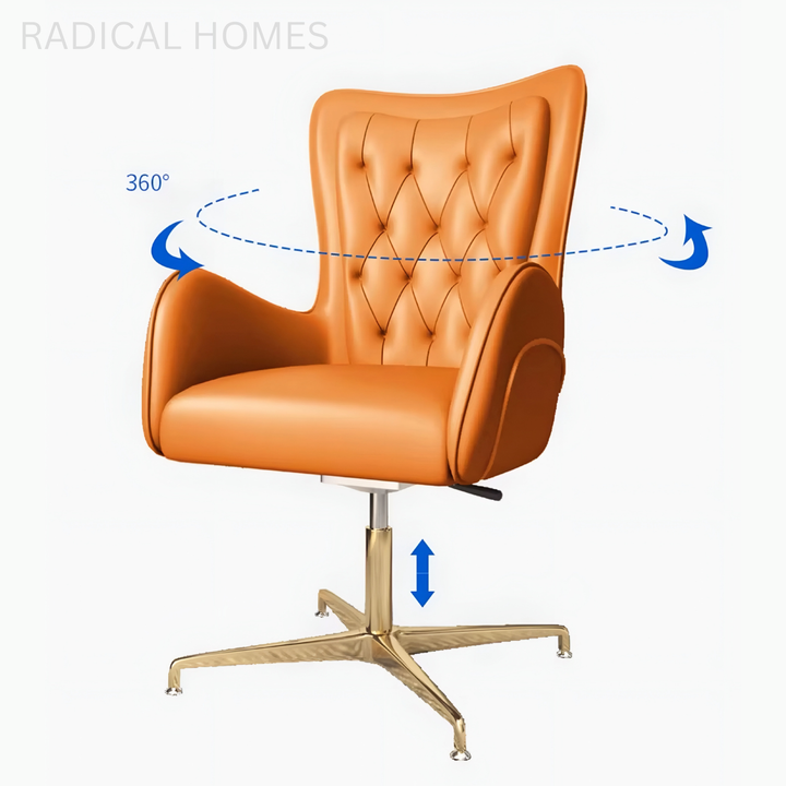 VALENZA Modern Leather Office Chair - Radical Homes Singapore