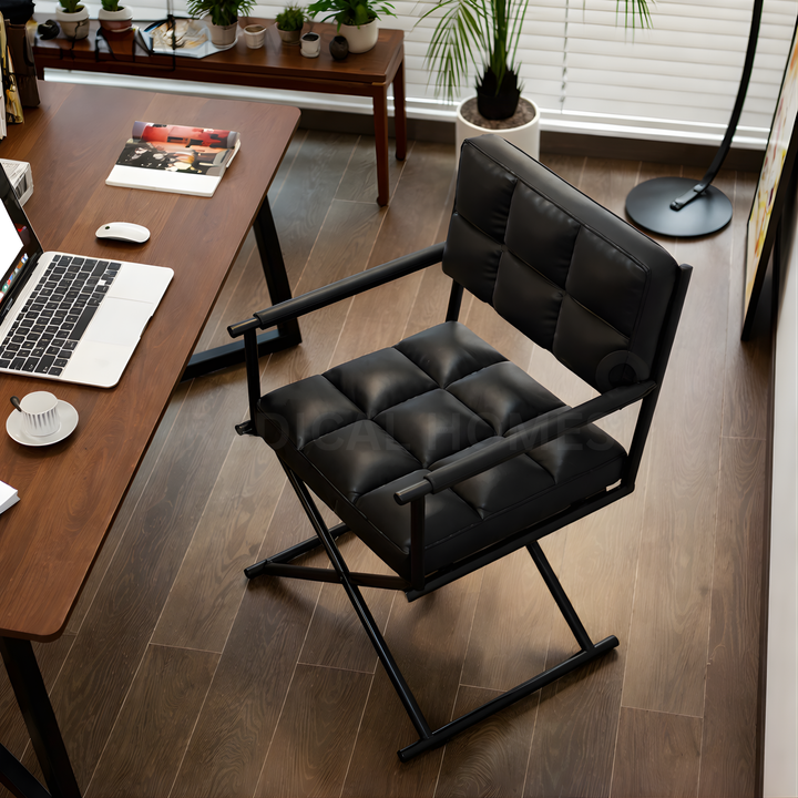 TROOPS Modern Leather Study Chair - Radical Homes Singapore